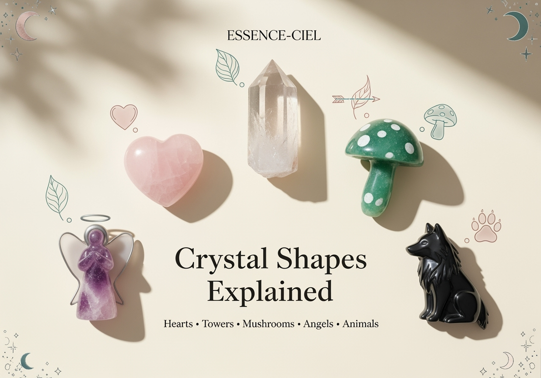 Crystal Shapes Explained: Hearts, Towers, Mushrooms, Angels, Animals
