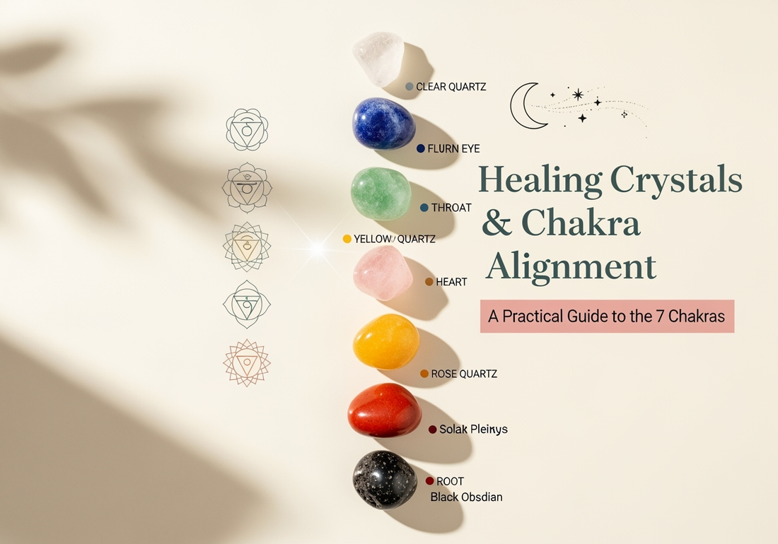 Healing Crystals and Chakra Alignment: A Practical Guide to the 7 Chakras