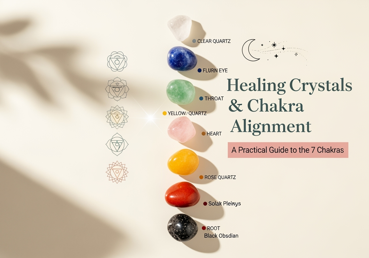 Healing Crystals and Chakra Alignment: A Practical Guide to the 7 Chakras