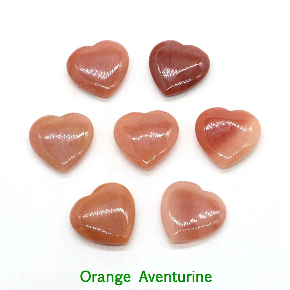10x 20 mm Heart Crystal – Multi-Stone Collection