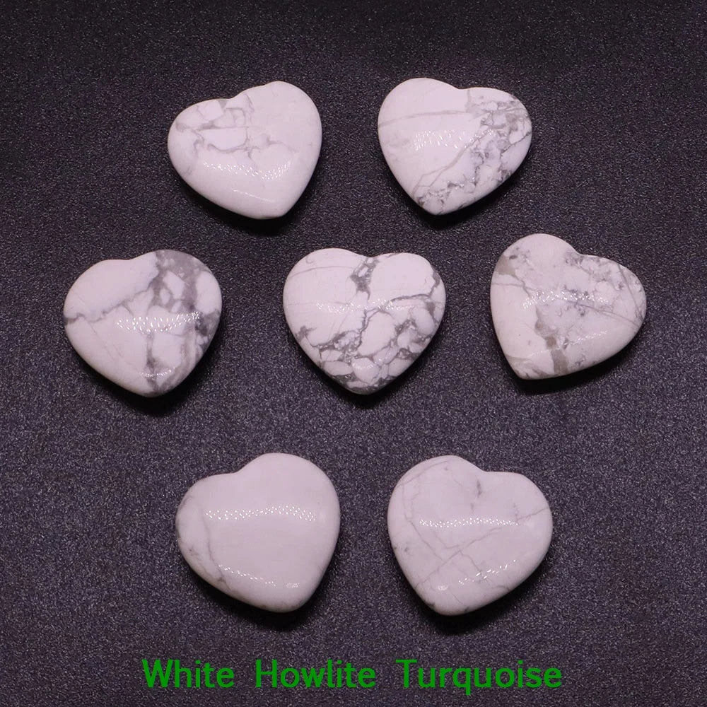 20x 20 mm Heart Crystal – Multi-Stone Collection
