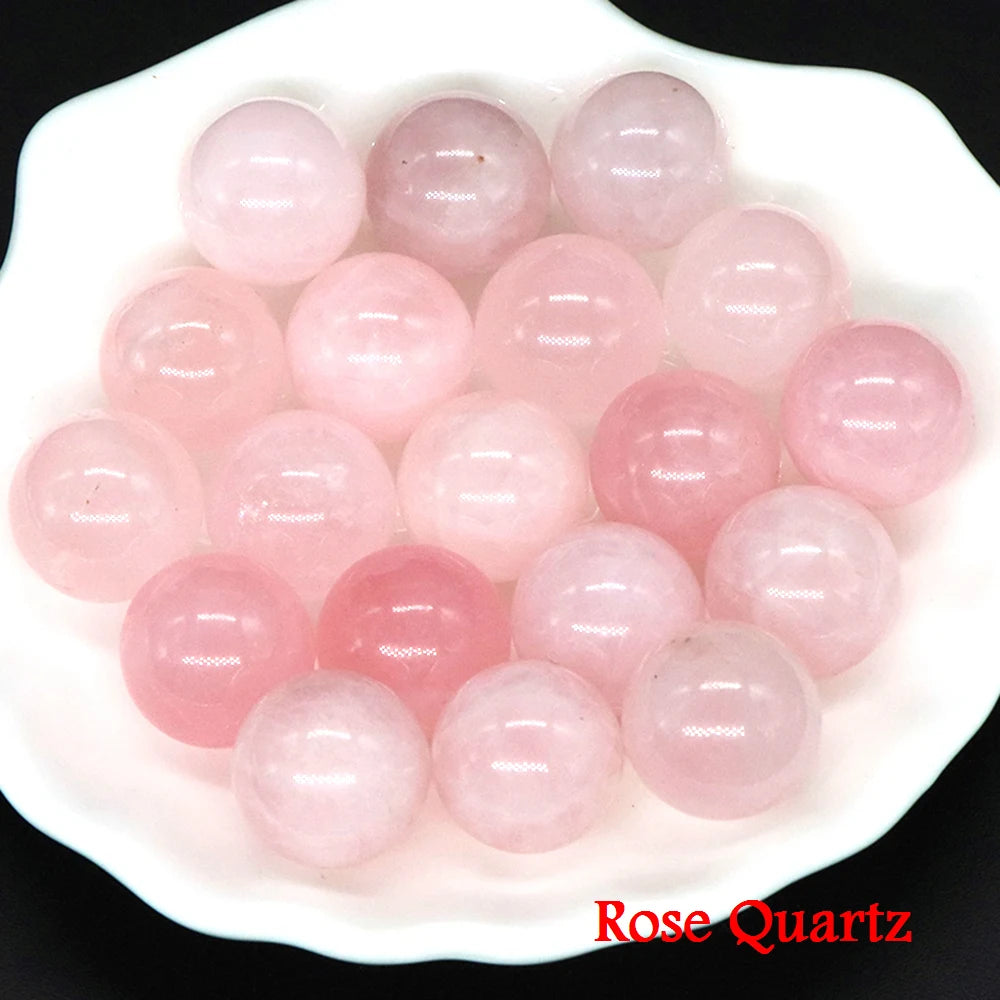 1x 16 mm Mini Crystal Sphere – Natural Stone Specimen Globe (Multi-Stone Collection)