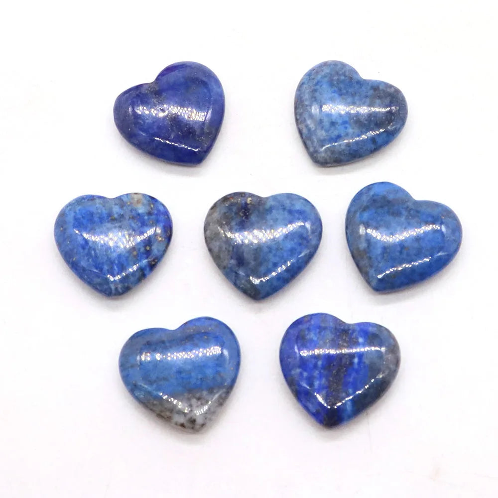 5x 20 mm Heart Crystal – Multi-Stone Collection