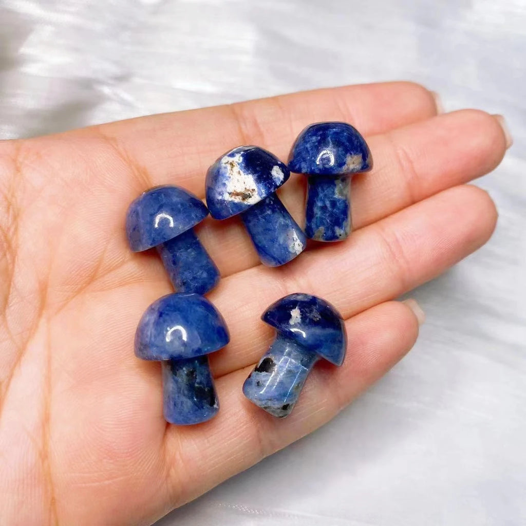 1x Mini Mushroom Crystal 9x20 mm – Multi-Stone Collection