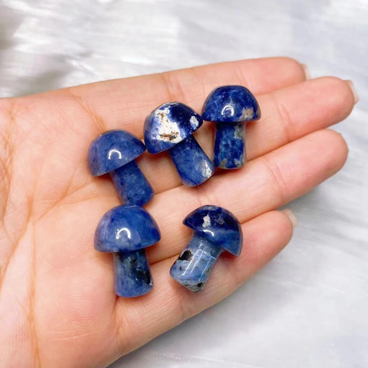 1x Mini Mushroom Crystal 9x20 mm – Multi-Stone Collection
