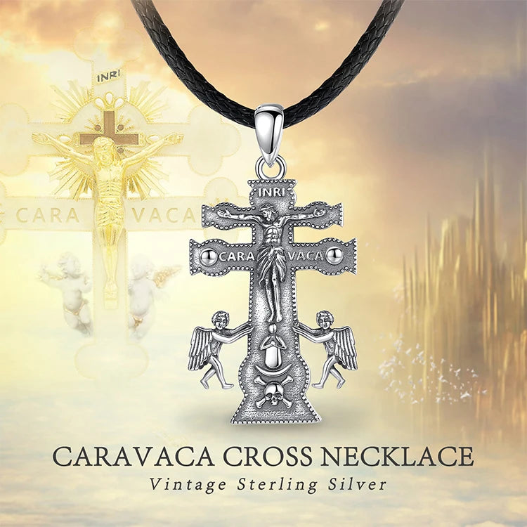 Eudora Caravaca Cross in 925 Sterling Silver – Symbol of Faith & Protection