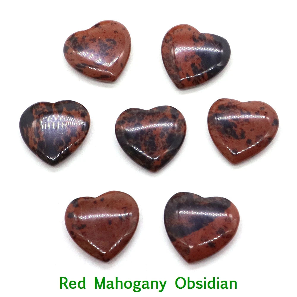 1x 20 mm Heart Crystal – Multi-Stone Collection