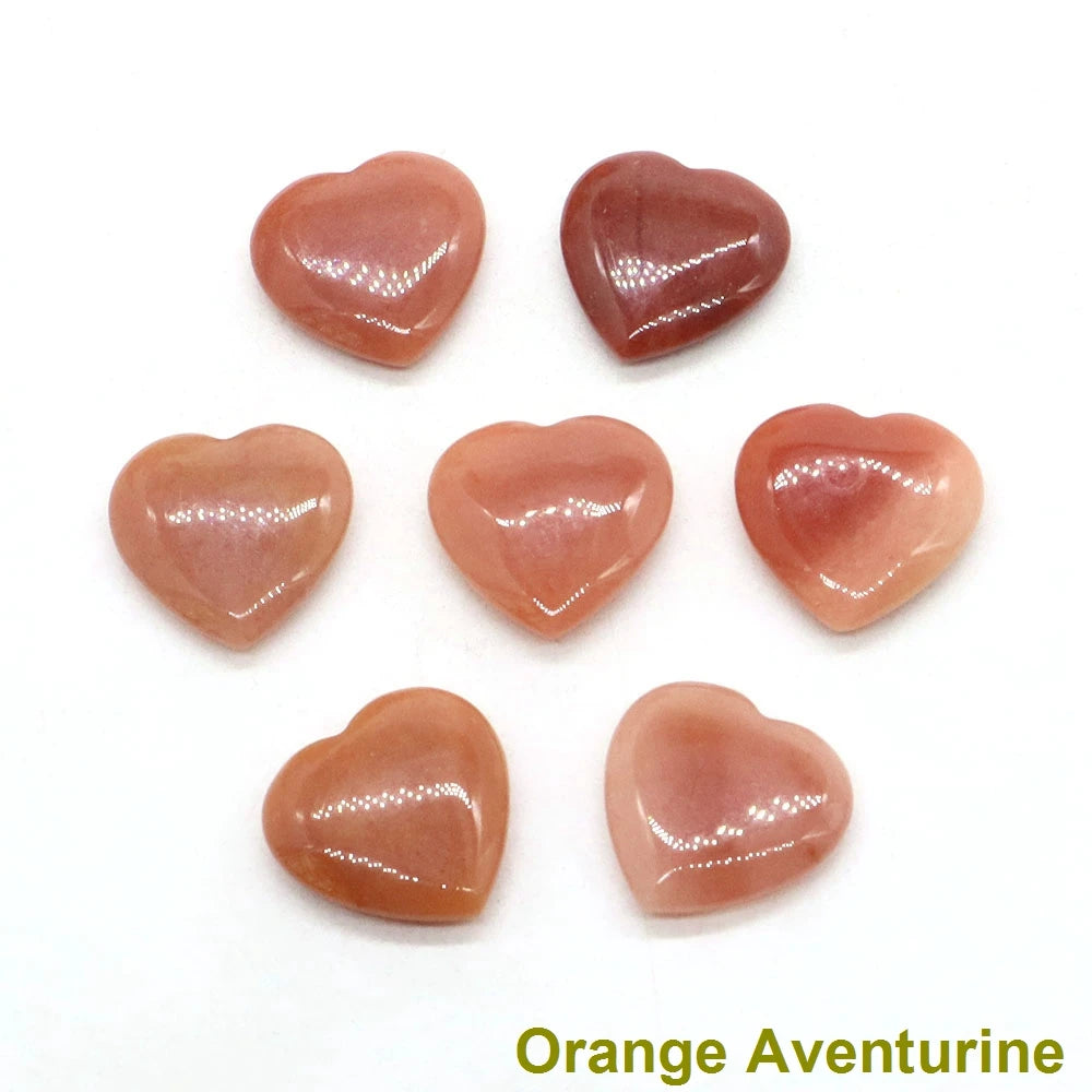 10x 20 mm Heart Crystal – Multi-Stone Collection