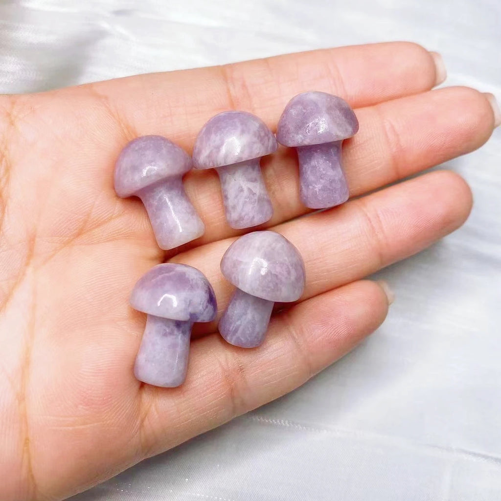 1x Mini Mushroom Crystal 9x20 mm – Multi-Stone Collection