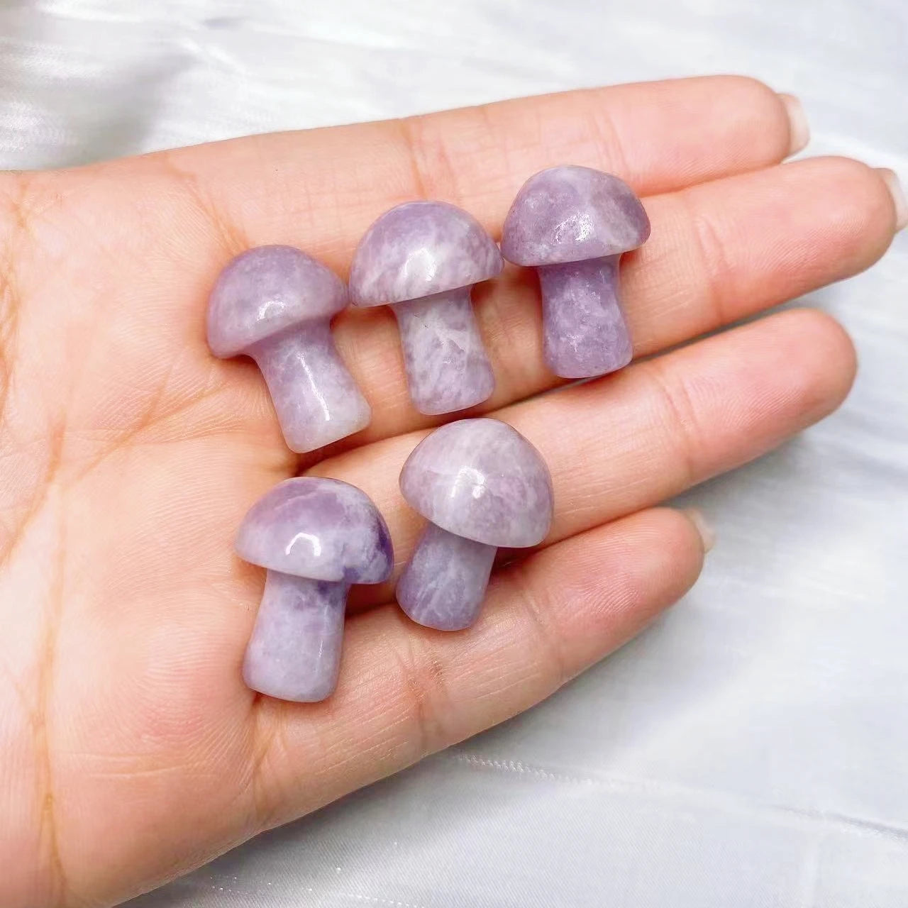 1x Mini Mushroom Crystal 9x20 mm – Multi-Stone Collection