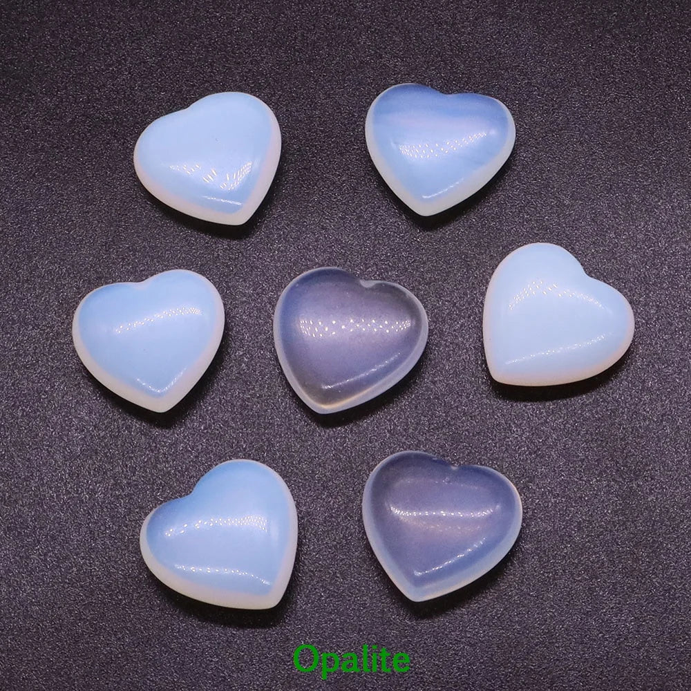 10x 20 mm Heart Crystal – Multi-Stone Collection