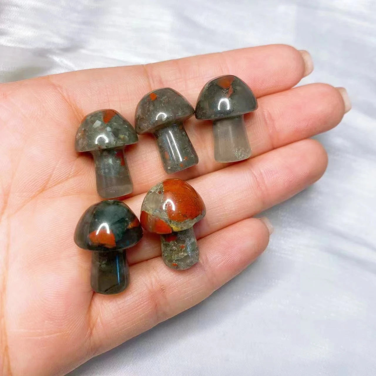 1x Mini Mushroom Crystal 9x20 mm – Multi-Stone Collection