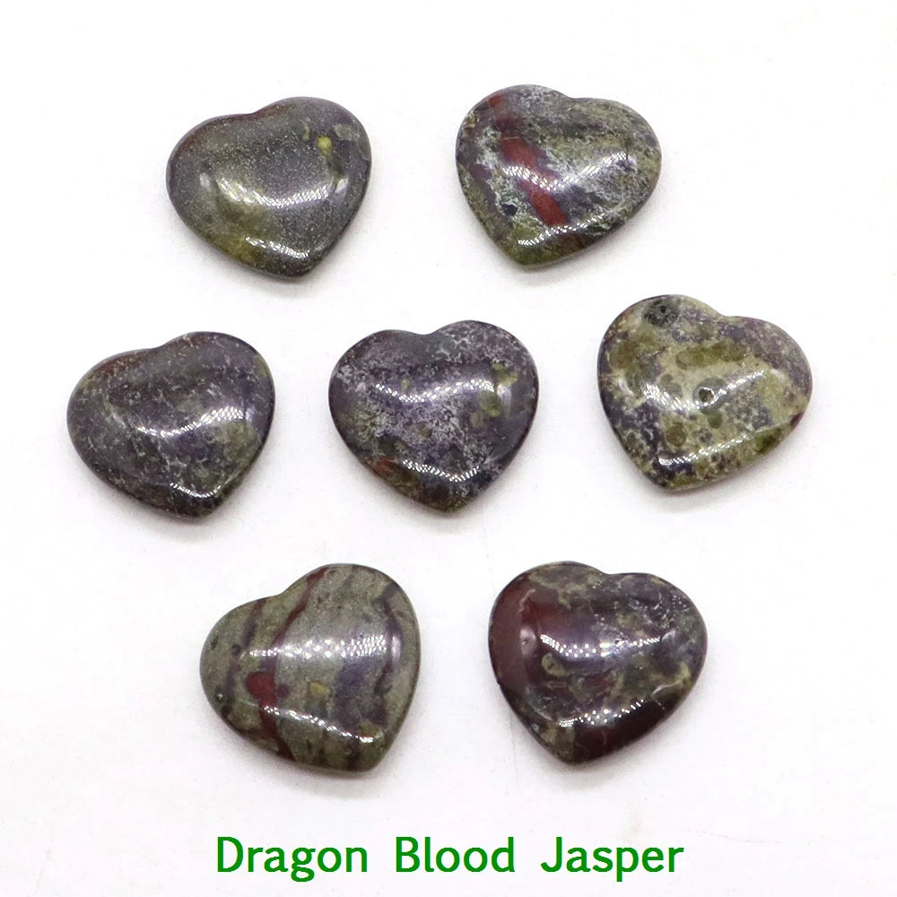 10x 20 mm Heart Crystal – Multi-Stone Collection