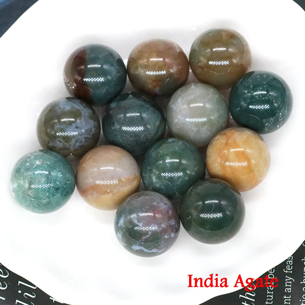 1x 16 mm Mini Crystal Sphere – Natural Stone Specimen Globe (Multi-Stone Collection)