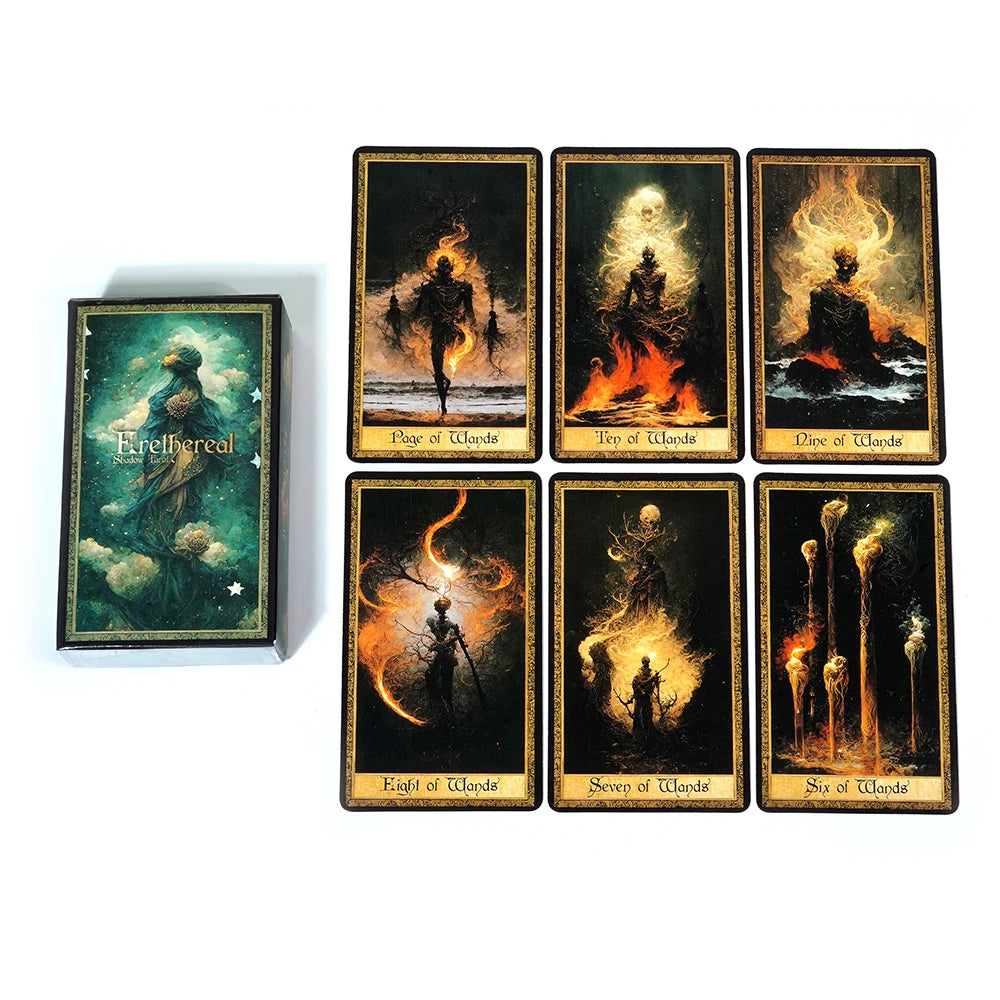 Shadow Work Tarot Card Deck – 78 Victorian Gothic Cards