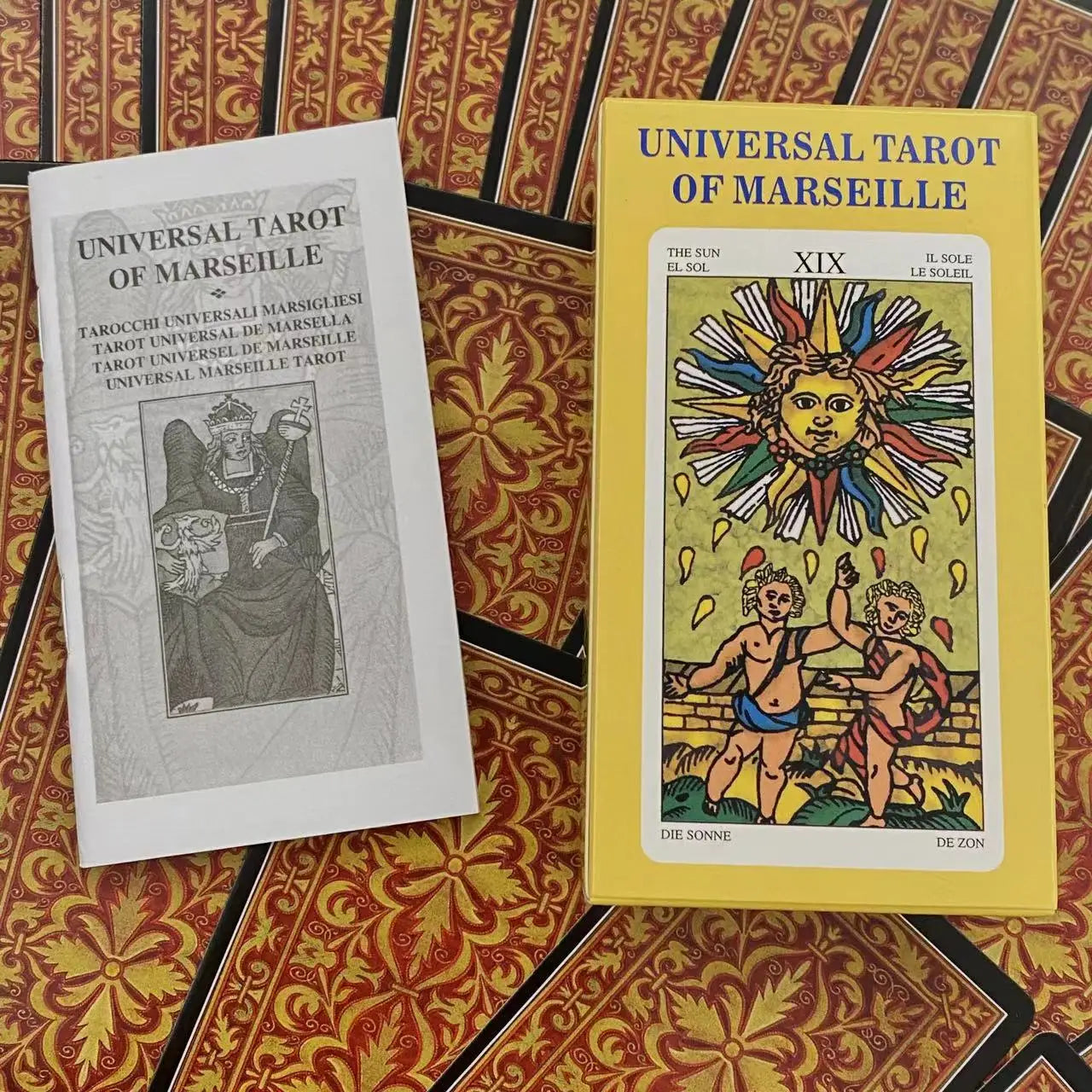 Universal Tarot of Marseille – 78 Card Deck (10.3 × 6 cm)