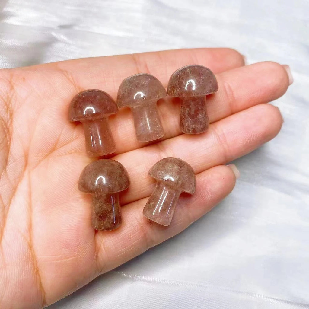 1x Mini Mushroom Crystal 9x20 mm – Multi-Stone Collection