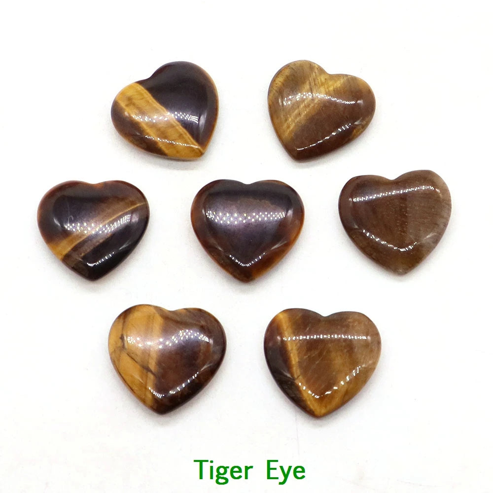 20x 20 mm Heart Crystal – Multi-Stone Collection