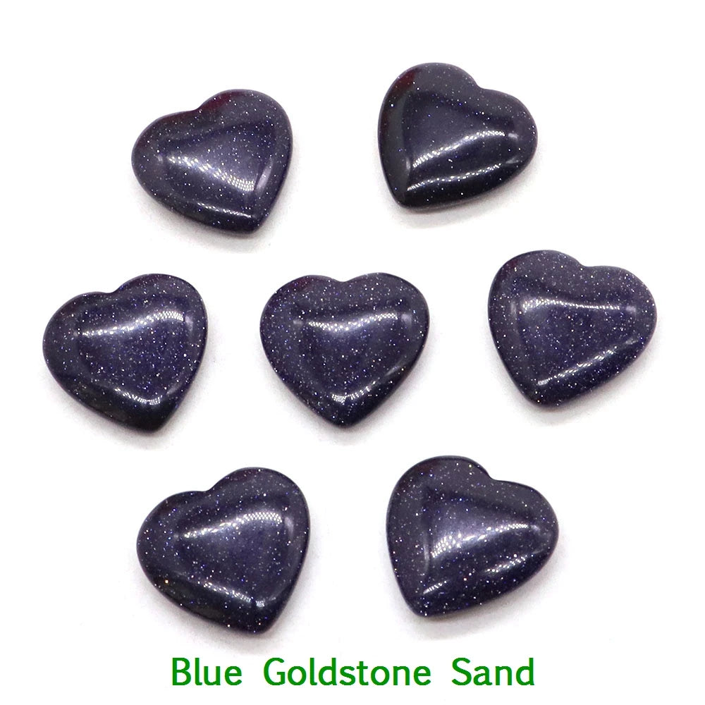5x 20 mm Heart Crystal – Multi-Stone Collection