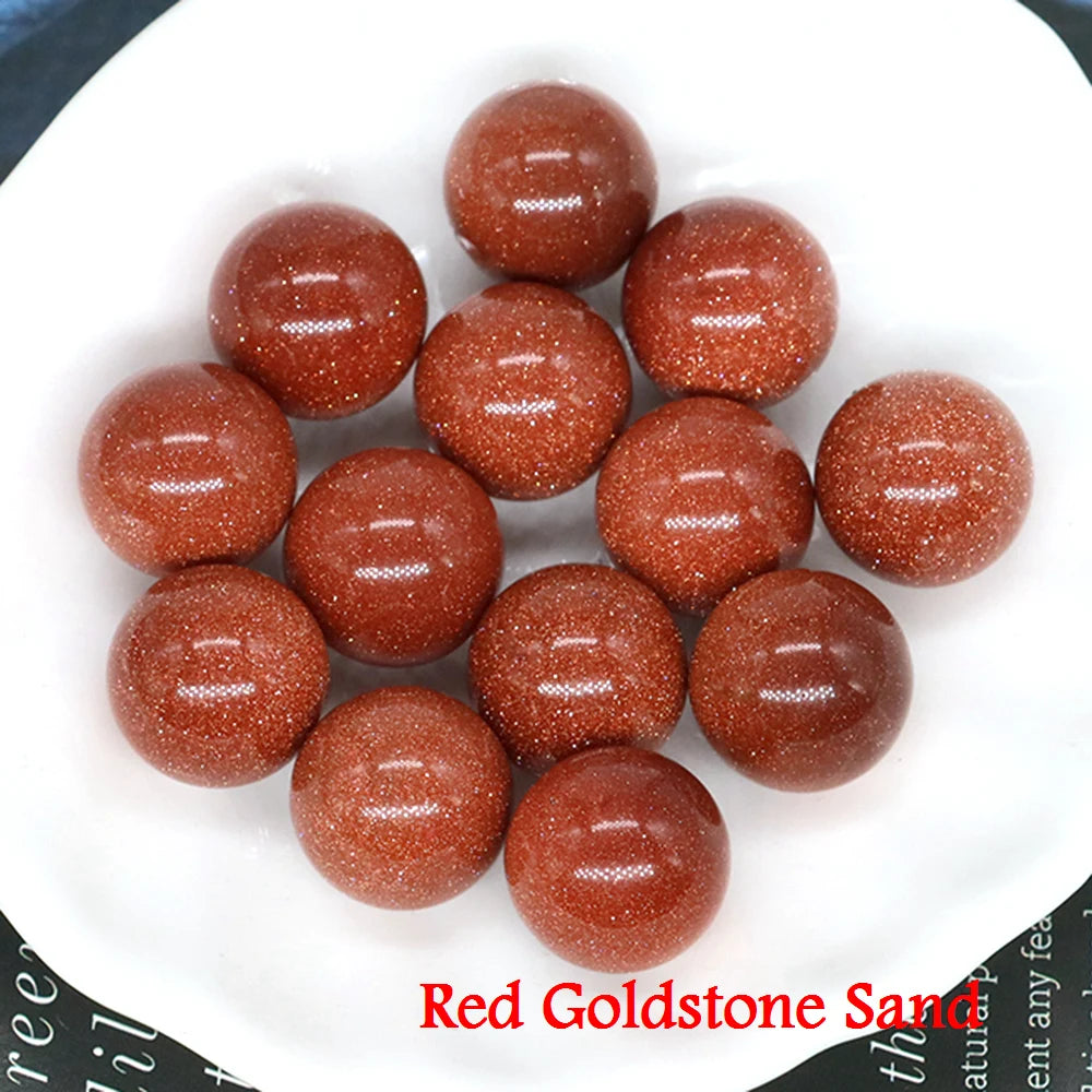 50x 16 mm Mini Crystal Sphere – Natural Stone Specimen Globe (Multi-Stone Collection)
