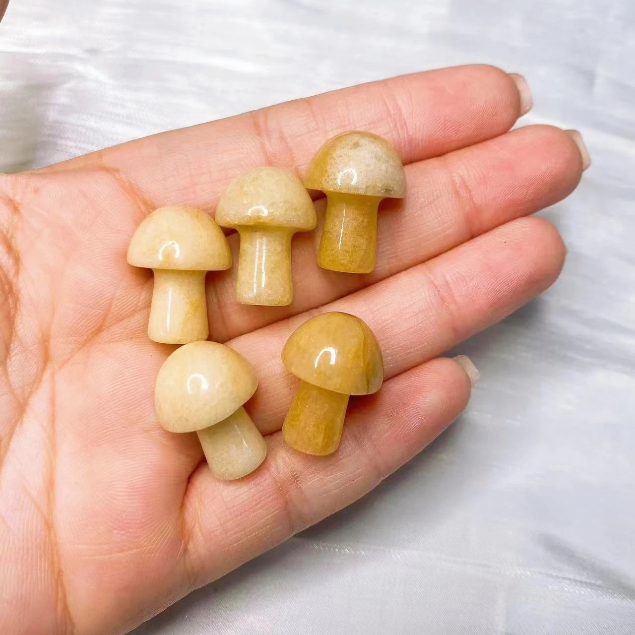 1x Mini Mushroom Crystal 9x20 mm – Multi-Stone Collection