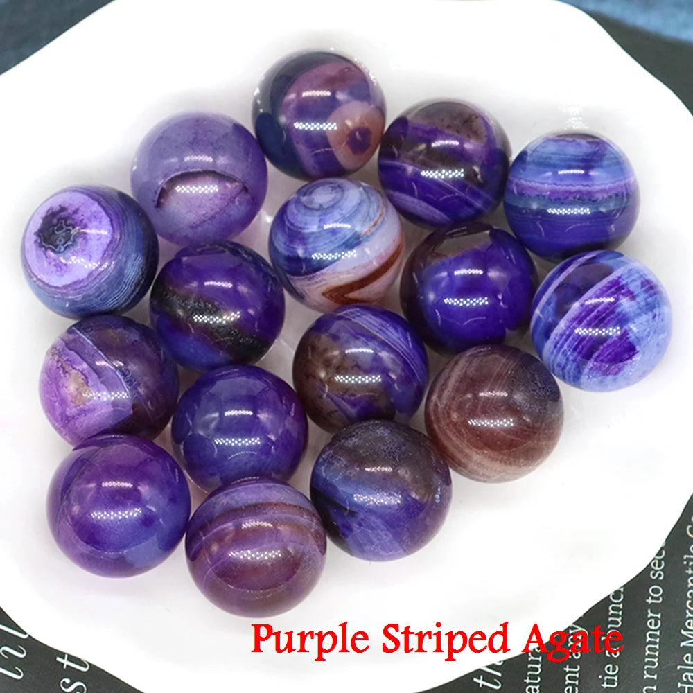 1x 16 mm Mini Crystal Sphere – Natural Stone Specimen Globe (Multi-Stone Collection)