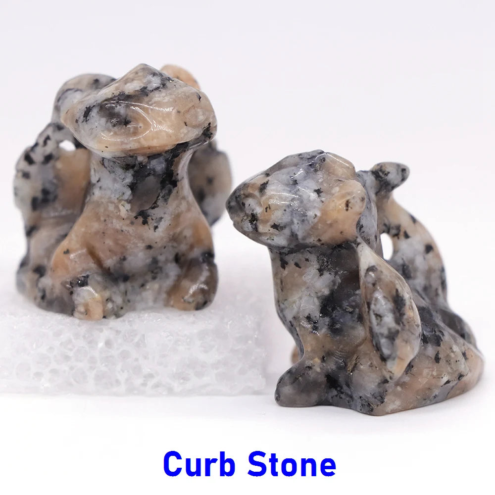 5x Hand-Carved Crystal Dragon – 30 mm “Toothless” Mini Figurine (Multi-Stone Collection)