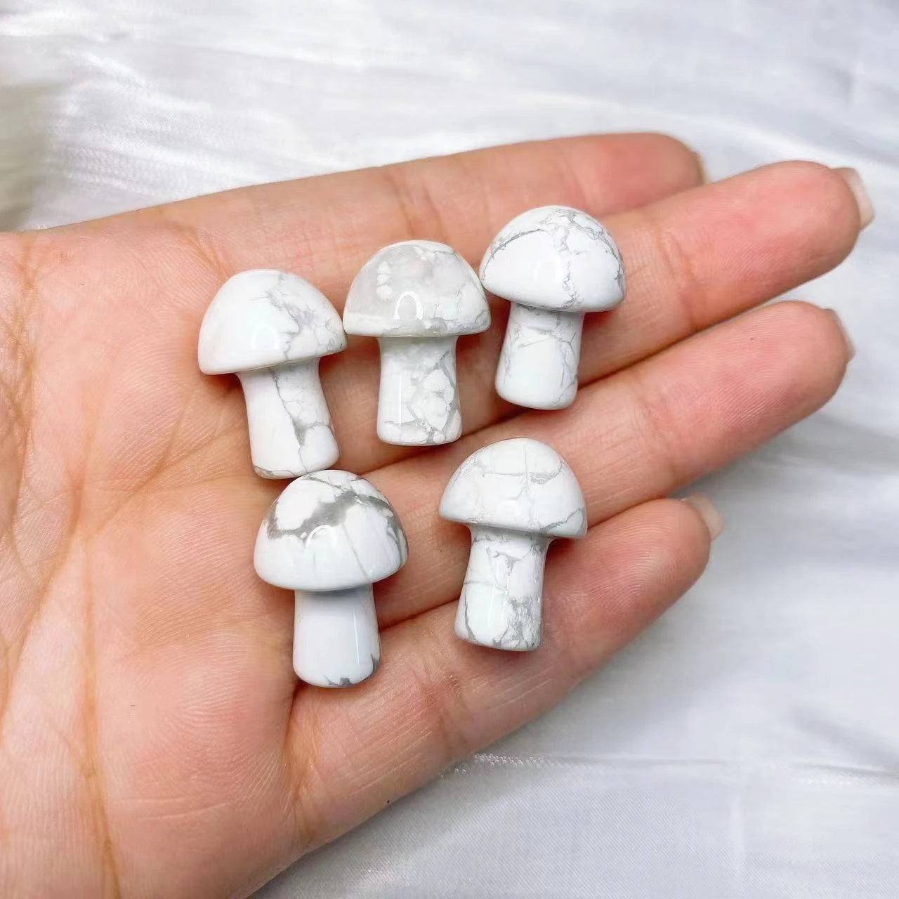 1x Mini Mushroom Crystal 9x20 mm – Multi-Stone Collection