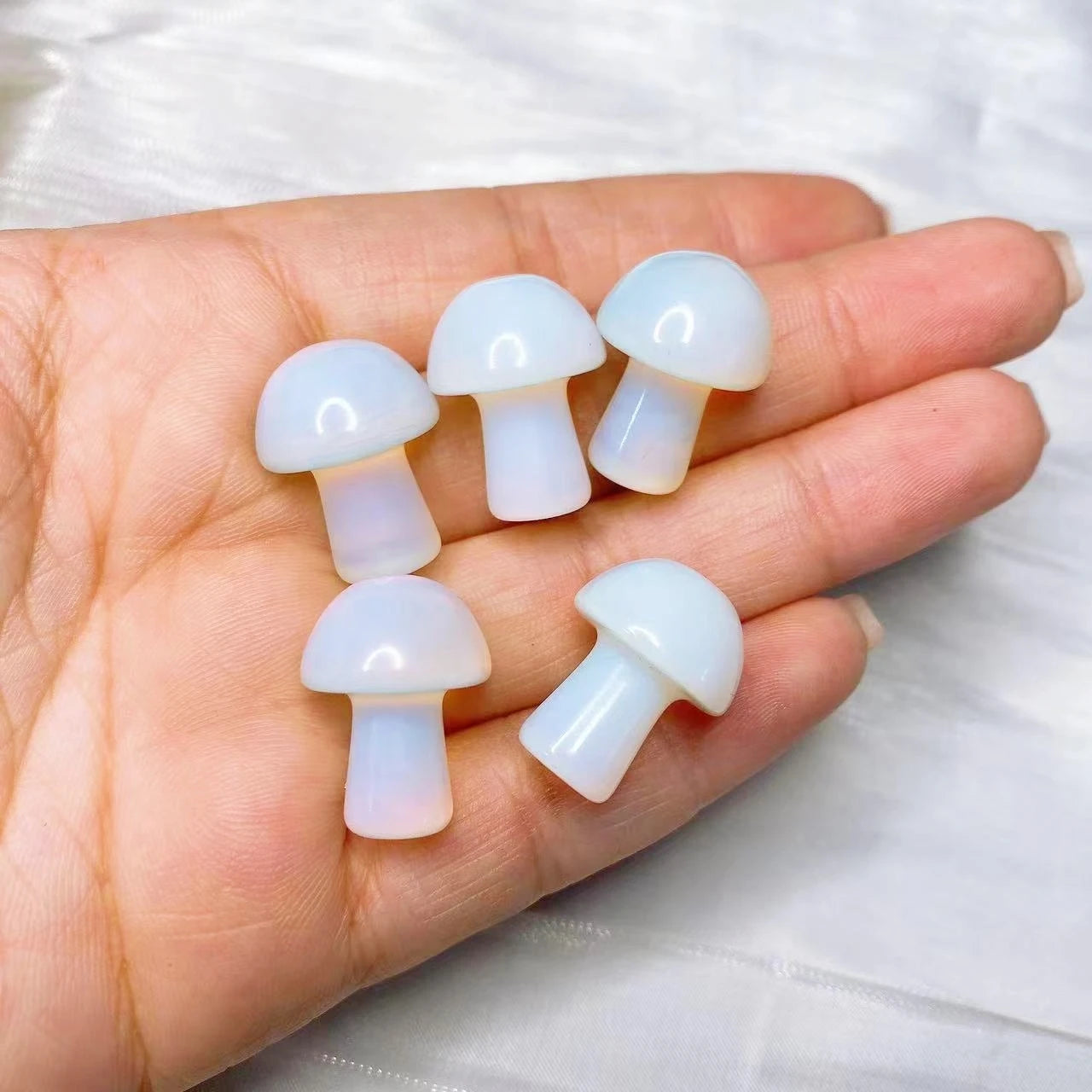 1x Mini Mushroom Crystal 9x20 mm – Multi-Stone Collection