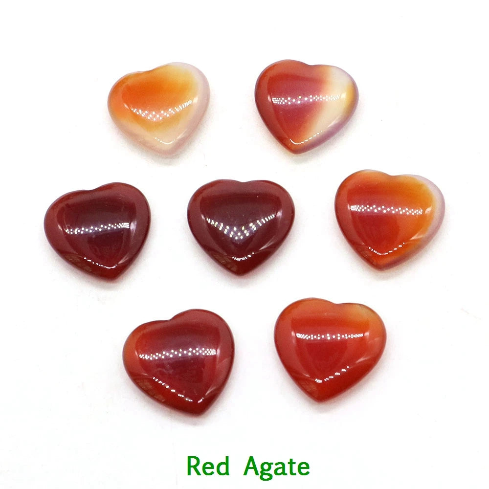 20x 20 mm Heart Crystal – Multi-Stone Collection