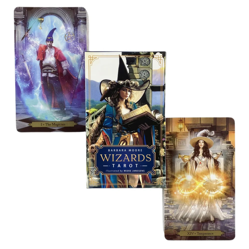 Wizards Tarot Cards – 78 Card Oracle Deck