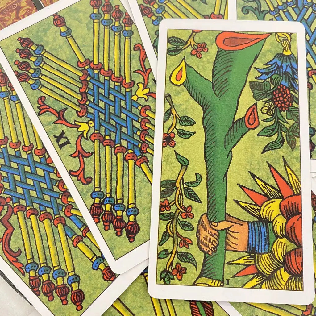 Universal Tarot of Marseille – 78 Card Deck (10.3 × 6 cm)