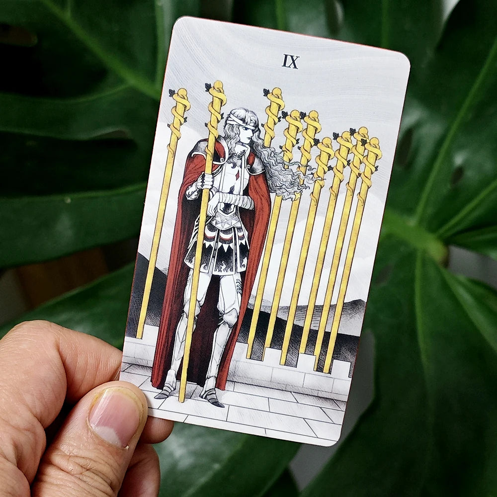Secret Mirror Tarot Deck – 78 Cards with Red Gilded Edges