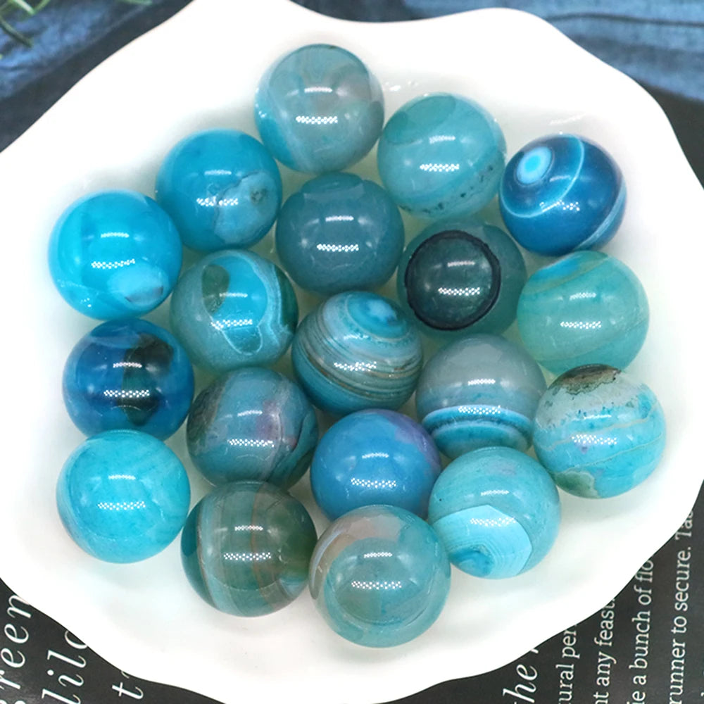 1x 16 mm Mini Crystal Sphere – Natural Stone Specimen Globe (Multi-Stone Collection)