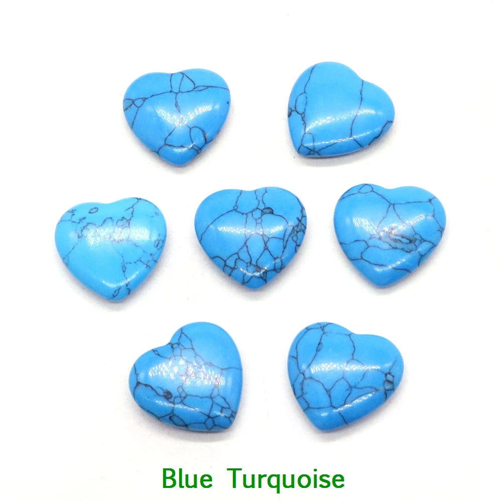 20x 20 mm Heart Crystal – Multi-Stone Collection