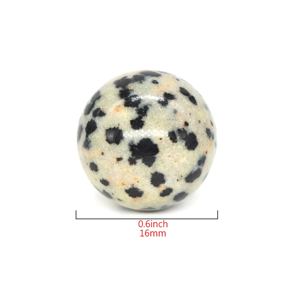 1x 16 mm Mini Crystal Sphere – Natural Stone Specimen Globe (Multi-Stone Collection)