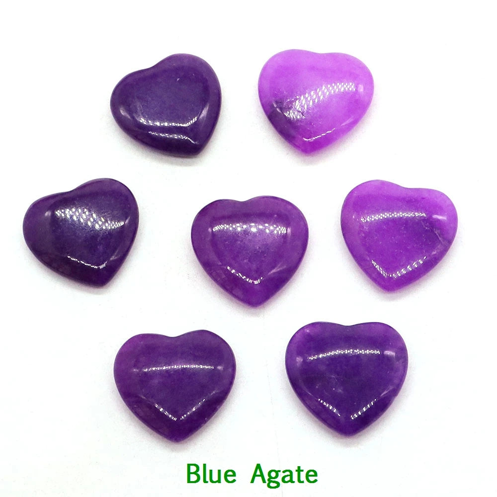 10x 20 mm Heart Crystal – Multi-Stone Collection