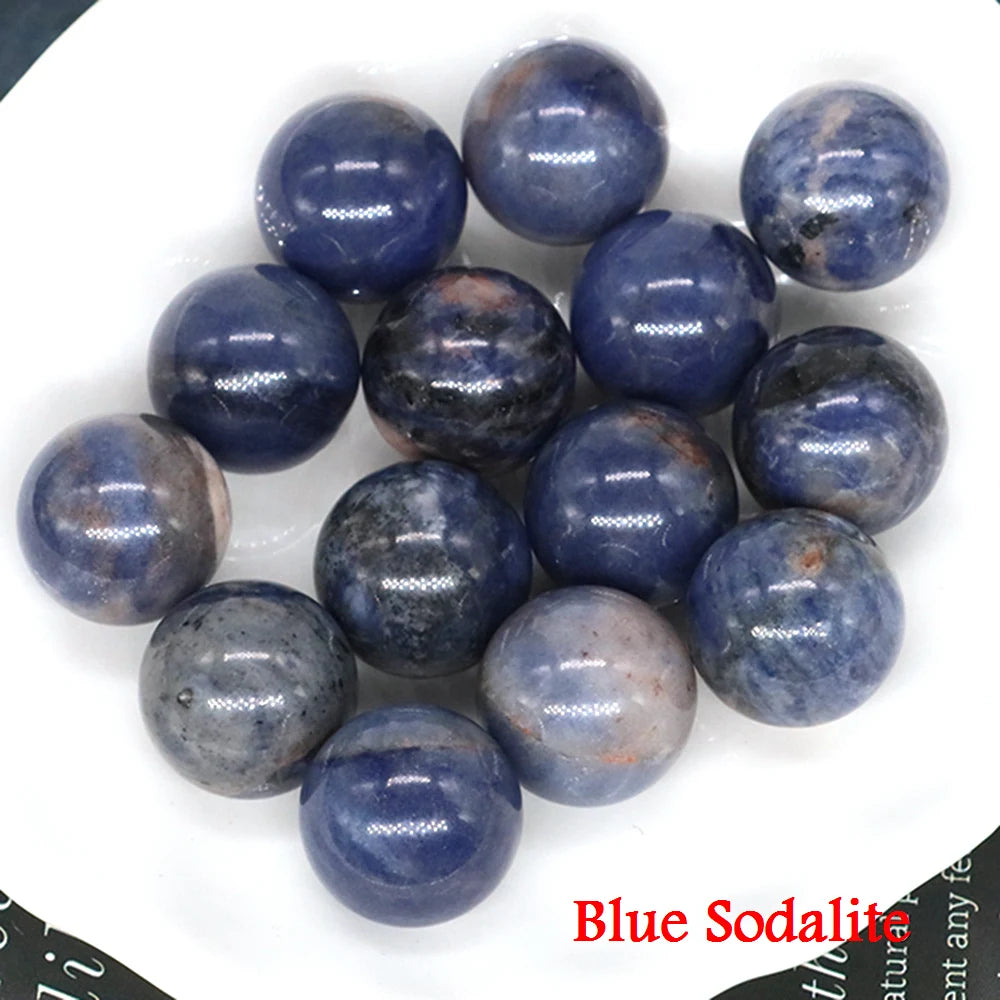 1x 16 mm Mini Crystal Sphere – Natural Stone Specimen Globe (Multi-Stone Collection)