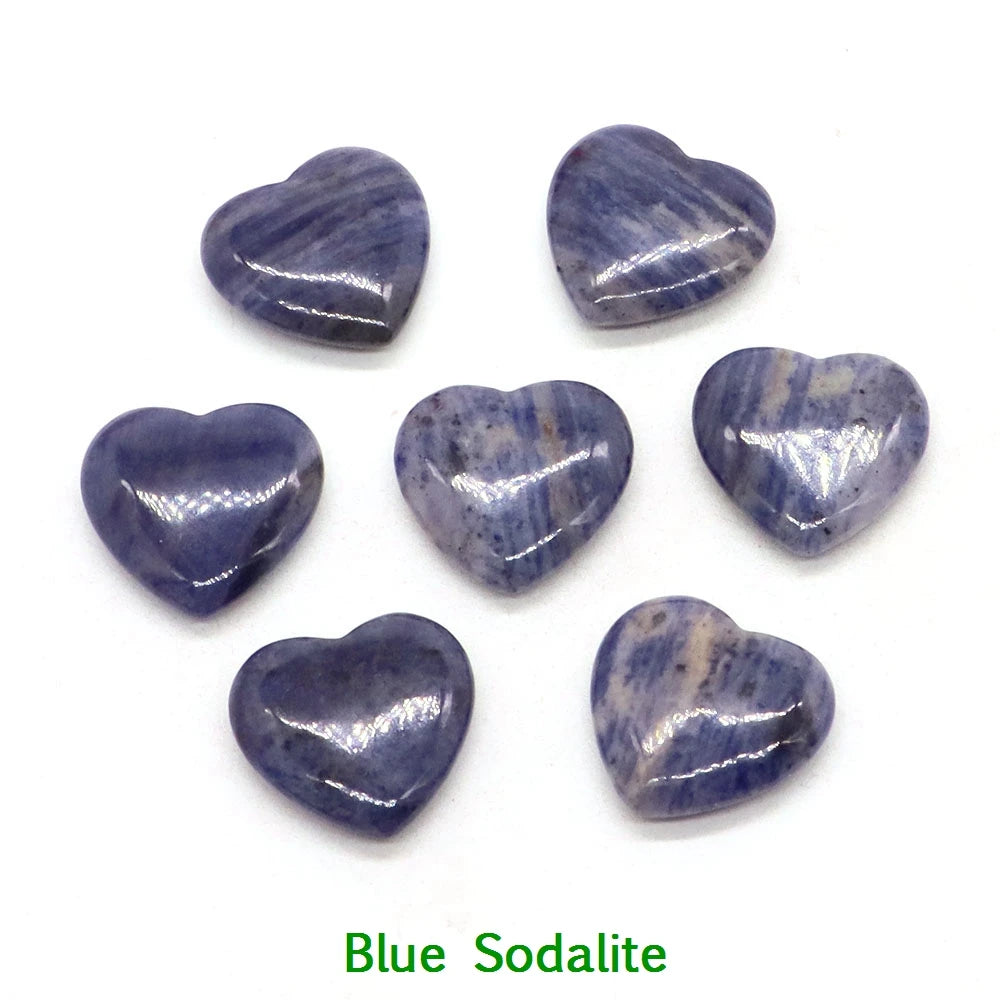 1x 20 mm Heart Crystal – Multi-Stone Collection