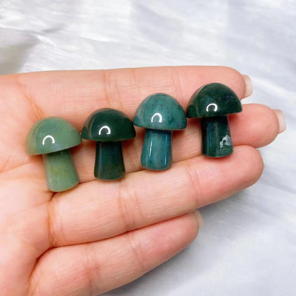 1x Mini Mushroom Crystal 9x20 mm – Multi-Stone Collection