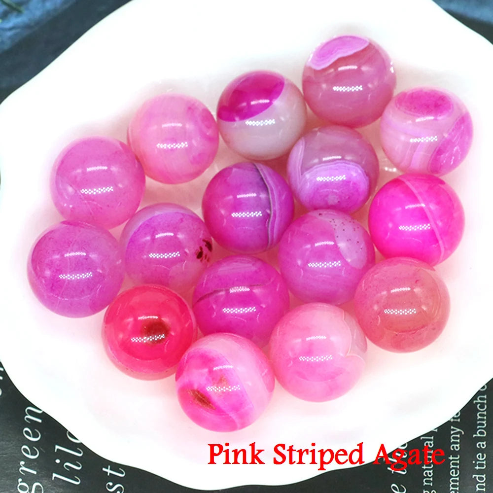 20x 16 mm Mini Crystal Sphere – Natural Stone Specimen Globe (Multi-Stone Collection)