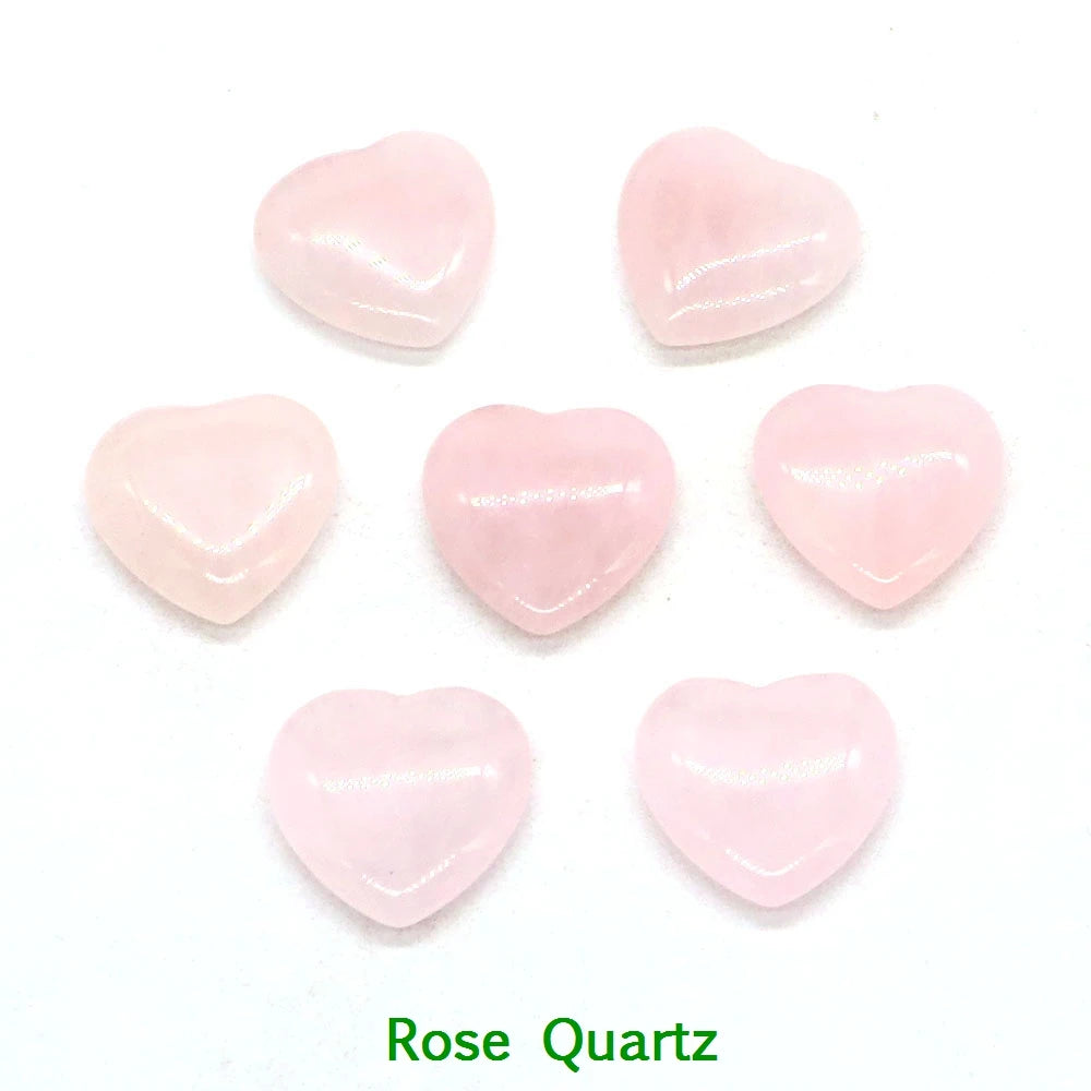 10x 20 mm Heart Crystal – Multi-Stone Collection