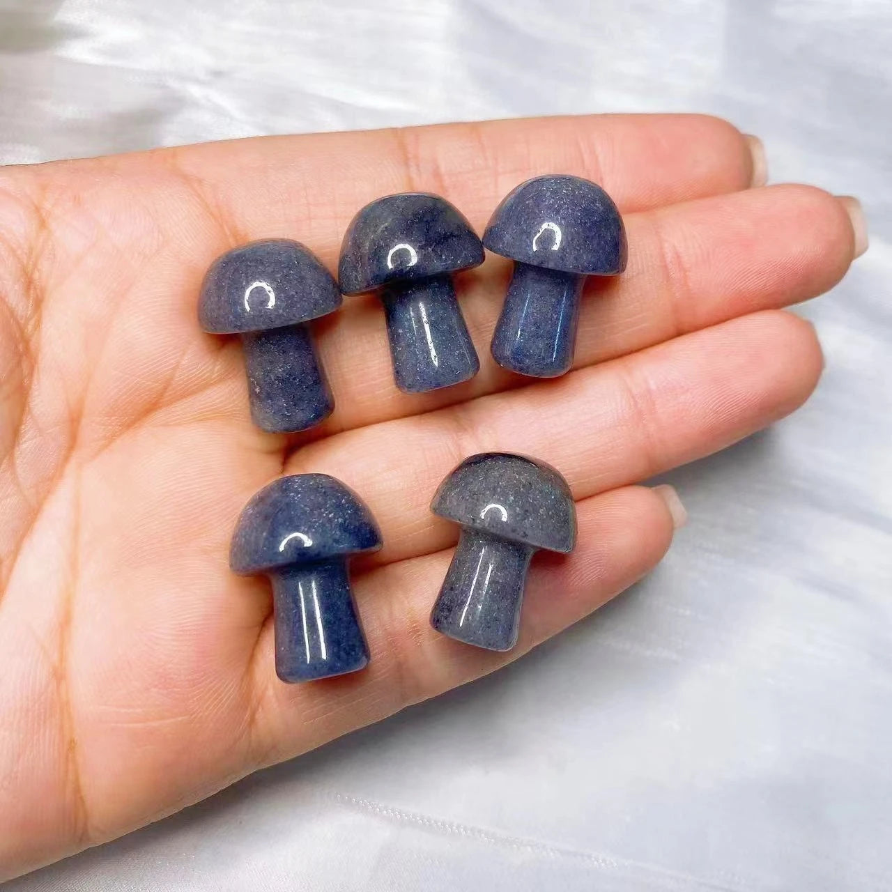 1x Mini Mushroom Crystal 9x20 mm – Multi-Stone Collection