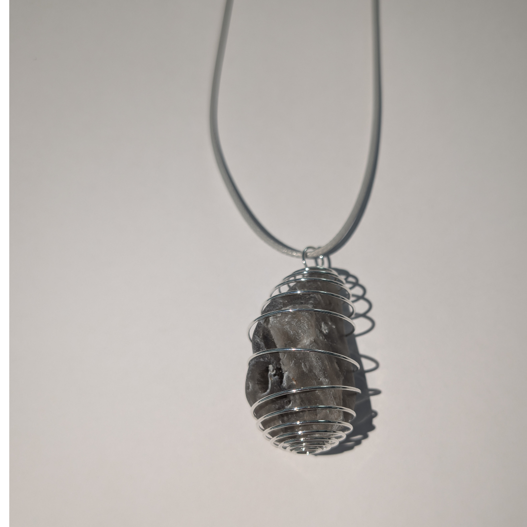Handmade Smoky Quartz Crystal Necklace